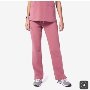 Figs Mauve Kade Cargo Scrub Pants